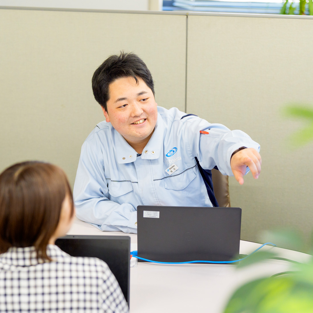 勤務中のH.S.さん
