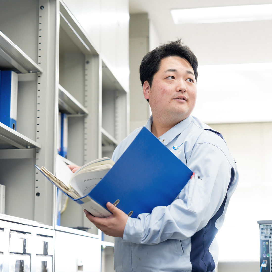 勤務中のH.S.さん