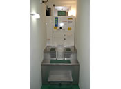 岩手県揚水場のバイオトイレ