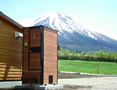 山梨県富士ケ嶺のバイオトイレ