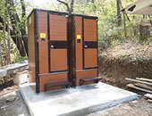 兵庫県黒川桜の森のバイオトイレ