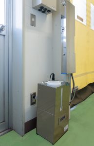 風除室への設置例