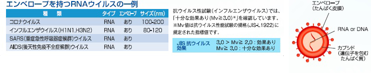 ウイルスに対する効果について